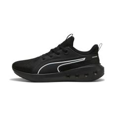 PUMA Tênis masculino Softride Carson, Puma Preto-puma preto-puma branco, 42