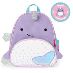 Mochila Infantil Zoo Baleia Narval Skip Hop, Mochila Infantil