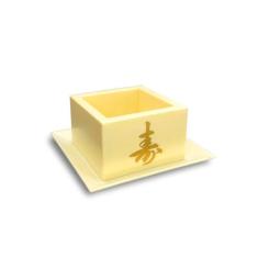 Copo Sake Massu Saque Ideograma Japonês 150Ml Creme Unidade - AC