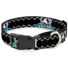 Buckle-Down Coleira para cachorro martingale – repetição de urso panda – 2,54 cm de largura – serve para pescoços de 38 a 66 cm – Grande
