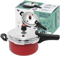 Panela de Pressão 3 Litros Antiaderente Fechamento Externo | Marcolar