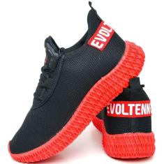 Tênis Feminino Esporte Malha Respirável Fecho Cadarço Macio-Feminino