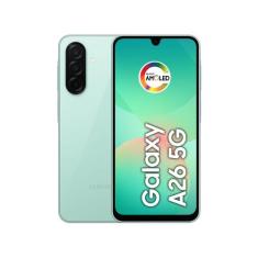 Smartphone Samsung Galaxy A26 256GB 5G 8GB RAM Verde 6.7" Câm. 50MP + 