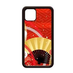 Capa dobrável com padrão geométrico Sakura para iPhone 12 Pro Max para Apple Mini Mobile Case