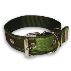 Coleira Xadrez 25Mm Para Cachorro Nicapet Verde Nº 3