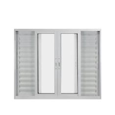 Janela de Alumínio Veneziana 120x120cm 6 Folhas Suprema Hale Esquadria