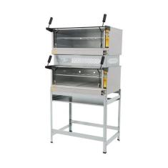 Forno Industrial a Gás 70X60 2 Câmaras Guilhotina Metalmaq, Gás de Bot