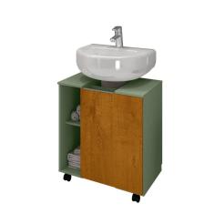 Gabinete Para Banheiro Pequin Pistache Naturalle Bechara