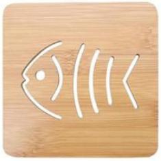 Descanso De Panela Bambu Decorado