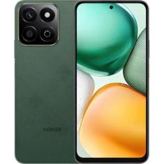 Smartphone HONOR X7C 256GB 16GB RAM câmera 108MP Snapdragon, Verde