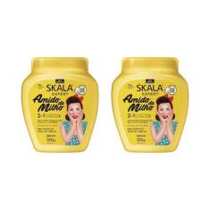 Creme Skala 1Kg Amido De Milho-Kit C/2Un