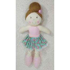 Boneca Bailarina 50cm saia com estampas variadas, nichos, decoração qu