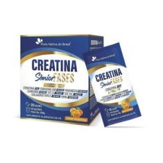 Creatina Sênior Coenzima Cúrcuma Colágeno Tipo 2 200g Sabor Tangerina - Flora nativa do brasil-Unissex