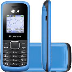 Celular Dual Chip LG B220 Desbloqueado 32MB 2G Rádio FM - Azul