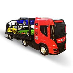 BS TOYS Caminhão Cegonha De Brinquedo Truck Game Line Bs Toys