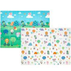 Tapete Infantil Dobrável Dulpa Face Zoo 1,95 x 46 cm - Buba 