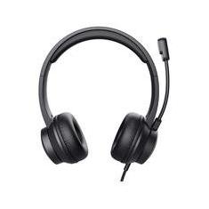 Headset Trust HS-201, Almofadas Macias, Design Leve, Para PC, Conexão USB, Preto - 25373