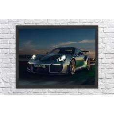 Quadro Decorativo Carros Porsche Salas Quartos Decorações Com Moldura 
