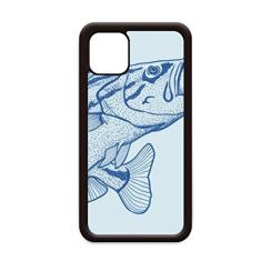 Capa Grain Blue Big Fish para iPhone 11 Pro Max para Apple Mobile Case Shell