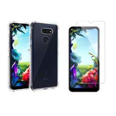 Capinha Silicone Antichoque e Película Vidro LG K40S - Innova