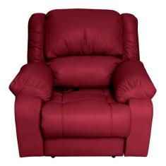 Poltrona do Papai Reclinável Elétrica com Massagem Magnum PU Sintético