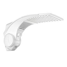 Chuveiro Duo Shower Quadra Multitemperaturas Branco Brilhante Grande E
