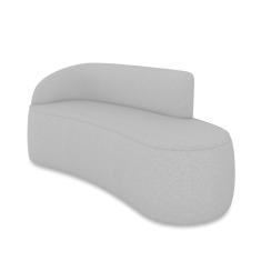 Sofá 3 Lugares Orgânico 180 cm Morgan Linho D03 - D`Rossi