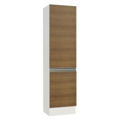 Paneleiro Madesa Smart 100% mdf 2 Portas - Branco/Rustic