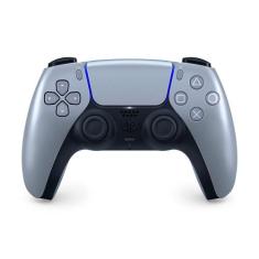Controle PS5 Dualsense Sterling Silver Sem Fio Original Sony, Sterling
