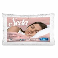 Travesseiro toque de seda 50x70 trisoft