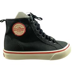 TENIS REDLEY HIGH CANO ALTO IR21 LONA PRETO-Unissex
