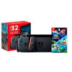 Console Nintendo Switch 2 256gb Edição Super Mario Galaxy + Super Mari