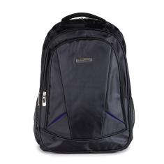 Mochila Para Notebook Executiva CONVOY YS28161 em Poliester 18&quot; Preto com Azul