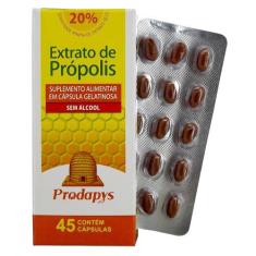Extrato De Própolis Sem Álcool 45 Cápsulas Prodapys