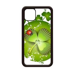 Four Leaf Clover Ireland St. Patrick's Day Capa para iPhone 12 Pro Max para Apple Mini Mobile Case Shell
