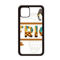 Capa Africa Mapa Elefante Savanna Africana para iPhone 11 Pro Max para Apple Mobile Case Shell