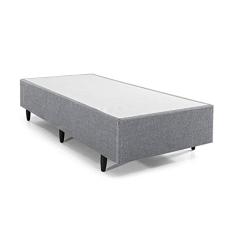 Base Box Solteiro 88x188x28cm 2404 Meditare Herval Cinza