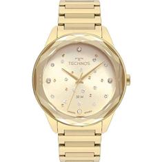 Relógio Technos Dourado Feminino Elegance 2036MKH/4X