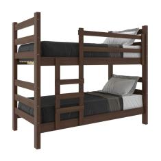 Beliche Madeira Maciça - vira 2 Camas - para Colchão 78/88 x 188cm Dubai Multimóveis VCR4137