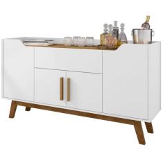 Aparador Buffet Sala de Jantar com 04 Portas 01 Gaveta Future B02 Bran