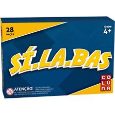 Jogo Pedagógico, Sílabas, Coluna, 28 Peças, Multicor