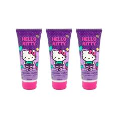 Creme De Pentear Cia Da Natureza Hello Kitty Cacho 200Ml-3Un