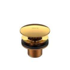 Válvula Deca Luxo de Escoamento para Banheiro, Gold