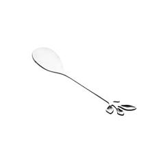 WOLFF - Conjunto 4 Colheres Aço Inox p/Chá Leaves Prateado