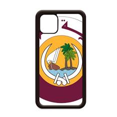 Capa com emblema nacional da Ásia do Qatar para iPhone 12 Pro Max para Apple Mini Mobile Case Shell