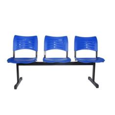 Longarina Turim 3 Lugares - Maiart, Azul