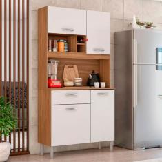 Cozinha Compacta 4 portas 1 Gaveta Malta Demóbile