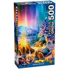 Quebra Cabeça Puzzle 500 Peças Aurora Boreal Grow