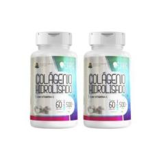 COLÁGENO HIDROLISADO COM VITAMINA C - 500mg (60 Cápsulas) +CAPS