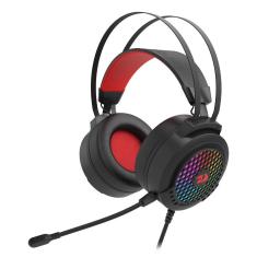 Headset Gamer Redragon Carmen - com Microfone - Iluminação RGB - Conector P2 e USB para LED - H261-Unissex